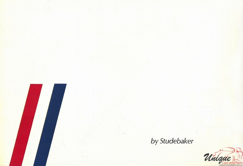 1963 Studebaker Avanti Brochure